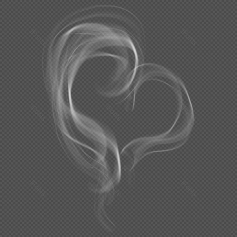 简约图片,烟雾元素,白色PNG,免抠素材